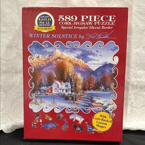 Winter Solstice by Kirk Randle Bits & Pieces Cork jigsaw Puzzle 589 Pieces